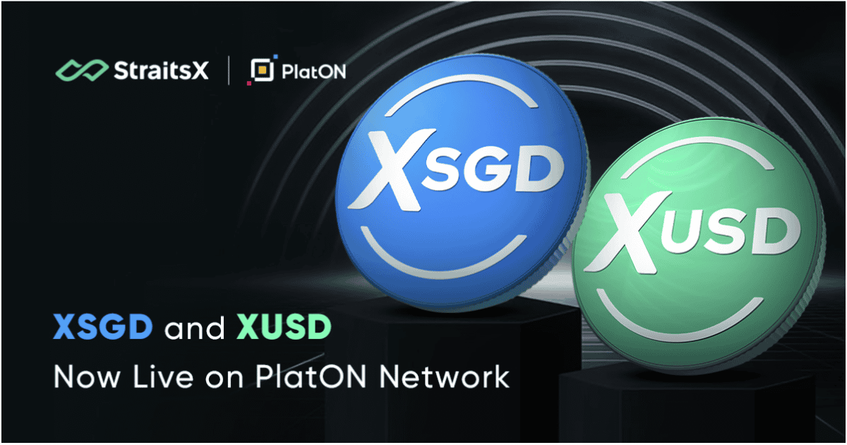 StraitsX Launches its Singapore-Dollar and U.S. Dollar Pegged Stablecoins, XSGD and XUSD, on PlatON Network
